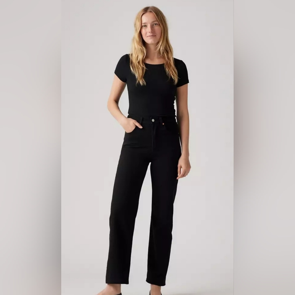 Black Levi's Ribcage Straight 28x29